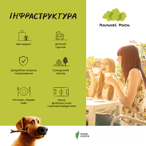 Инфраструктура КГ Липові Роси