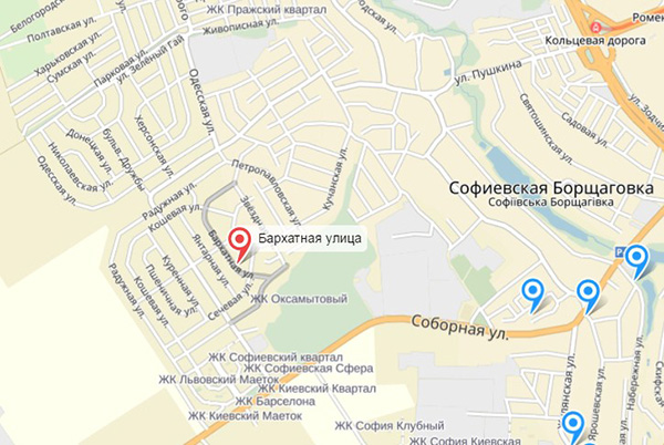 Таунхаус 5 Звезд на карте