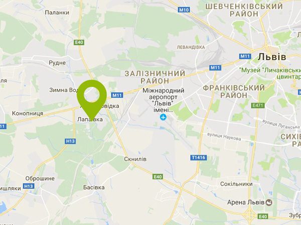КГ Палитра на карте