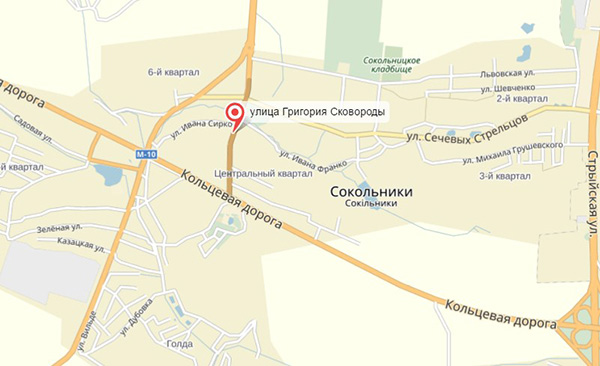 КГ Козырная восьмерка на карте