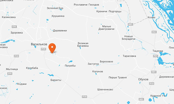 КГ Киевская Венеция на карте