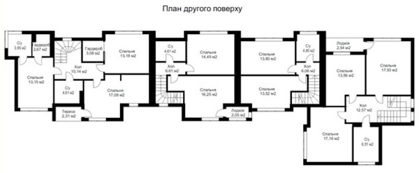 Второй этаж Клубного Дома Квартет
