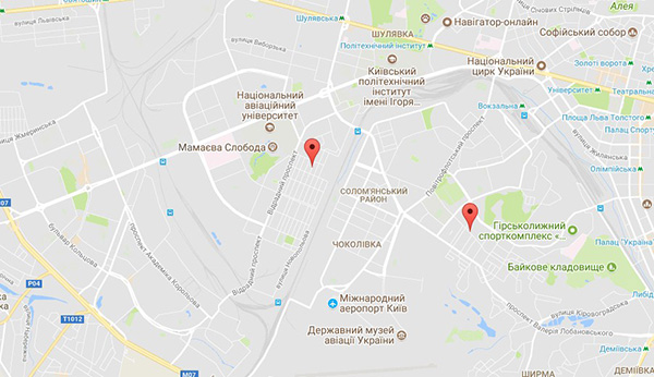Таунхаус Карпатский на карте