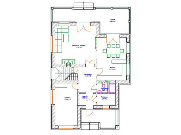коттедж EastSide House в КГ Svitlo Houses