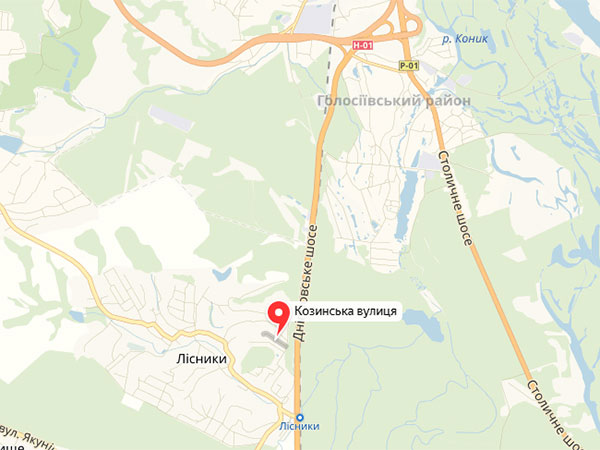 КГ Lisnyky Club на карте