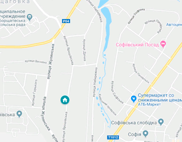 КГ София таун на карте