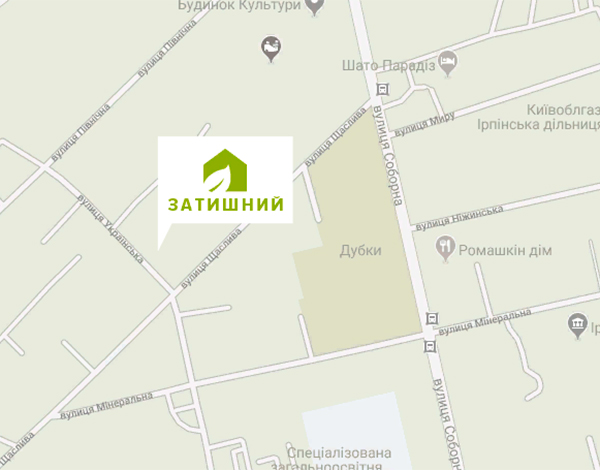 Таунхаусы Уютный на карте