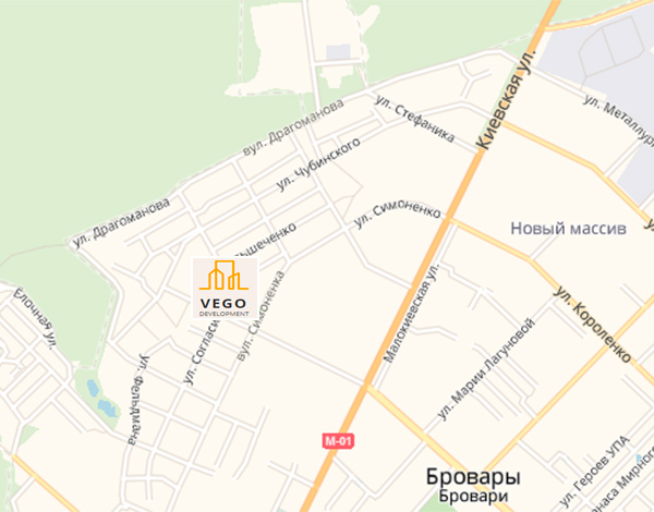 Дуплексы Шале Парк на карте