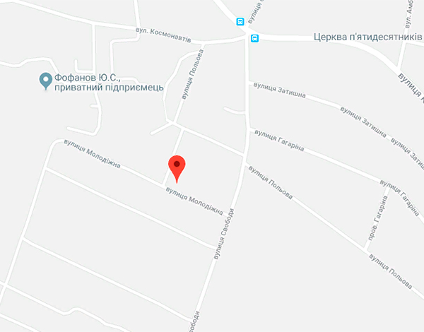 Таунхаусы На Молодежной на карте