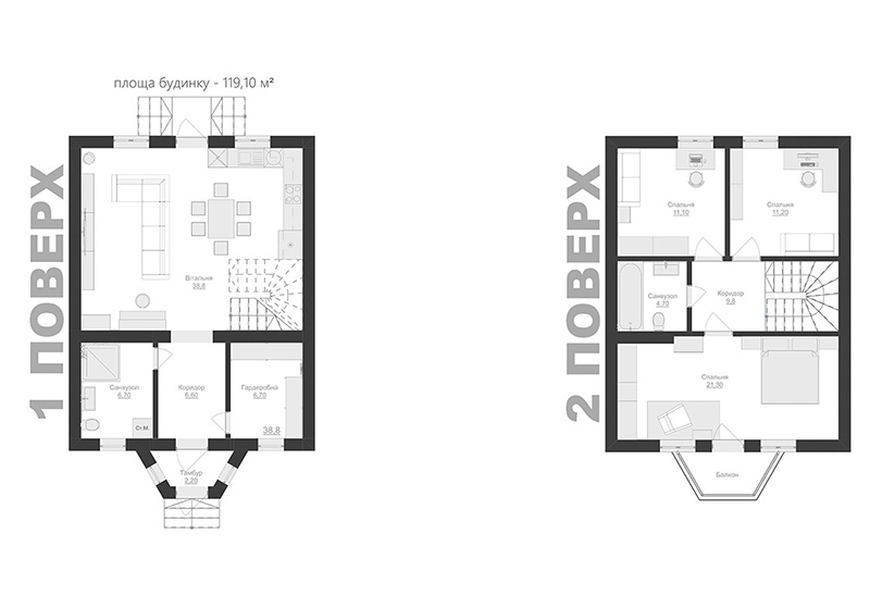 Дом 119,1 м2 в Таунхаусе Nobel Town