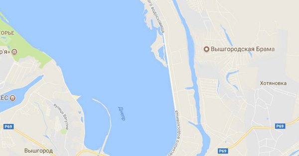 КГ Вышгородская Брам на карте