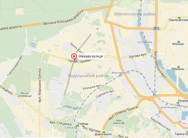 ЖК V квартал на карте