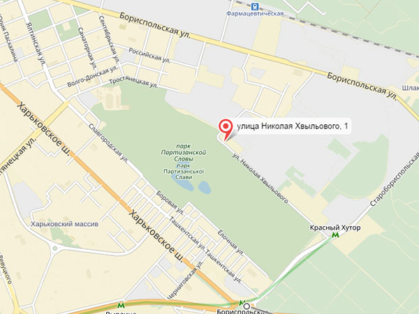 ЖК Полесская на карте