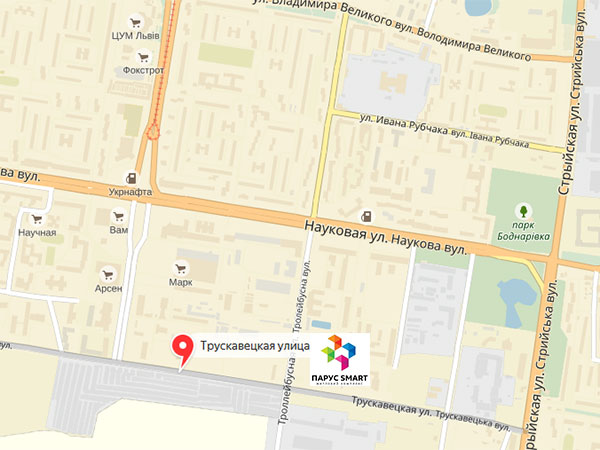 ЖК Парус Smart на карте