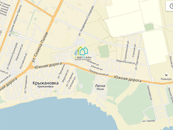 ЖК ЛесSky на карте