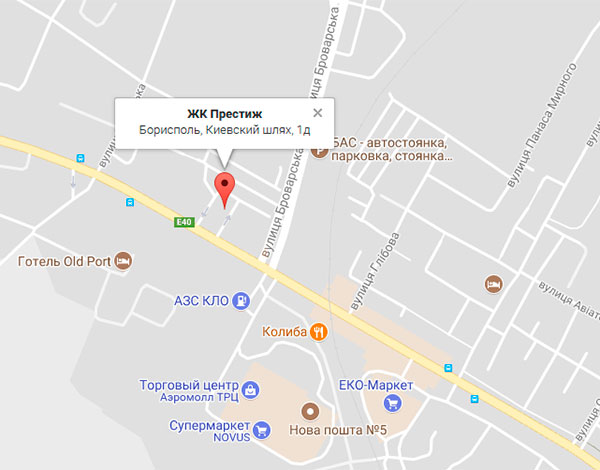 ЖК Престиж на карте