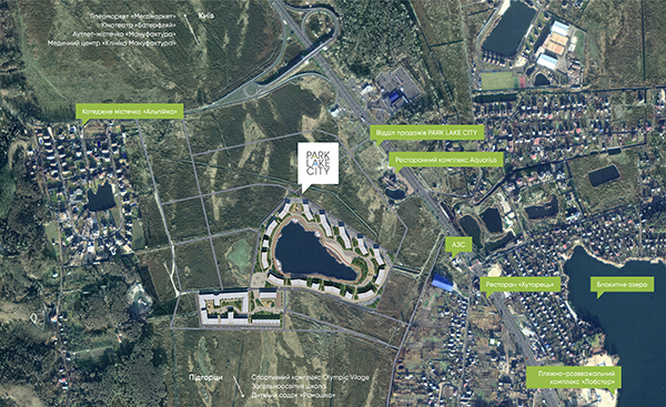 ЖК Park Lake City / Парк Лэйк сити на карте