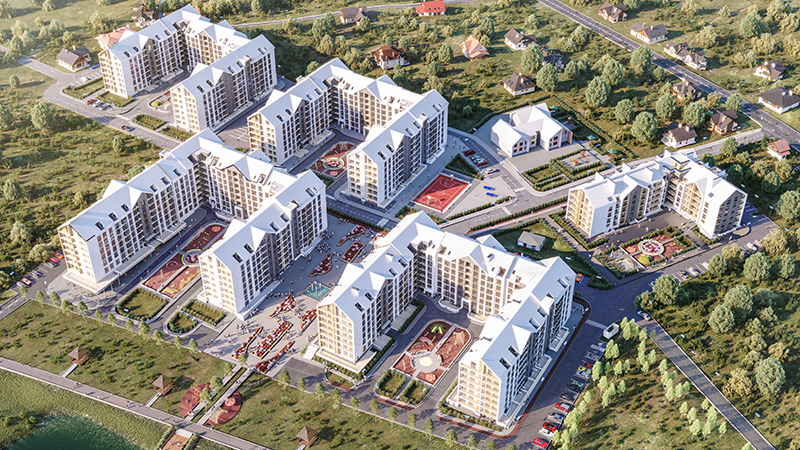 Генплан ЖК Гостомель Residence