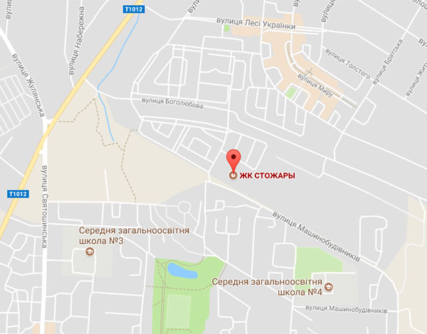 ЖК Стожары на карте