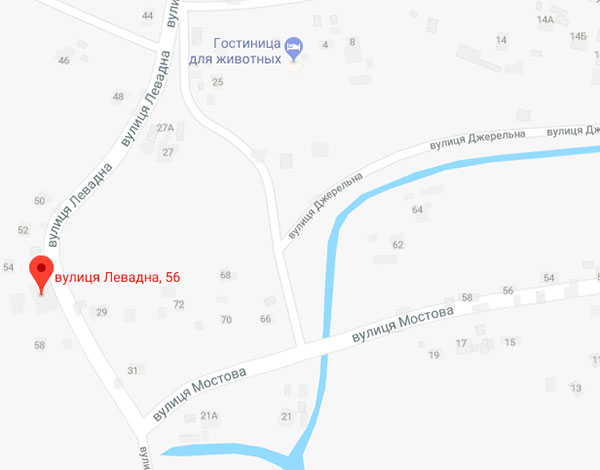 Клубный дом На Левадной на карте