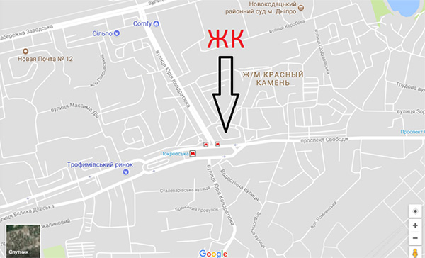 ЖК ... на карте