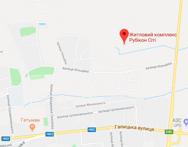 ЖК Рубикон Сити / Rubicon City на карте