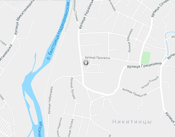ЖК Вишневый на карте