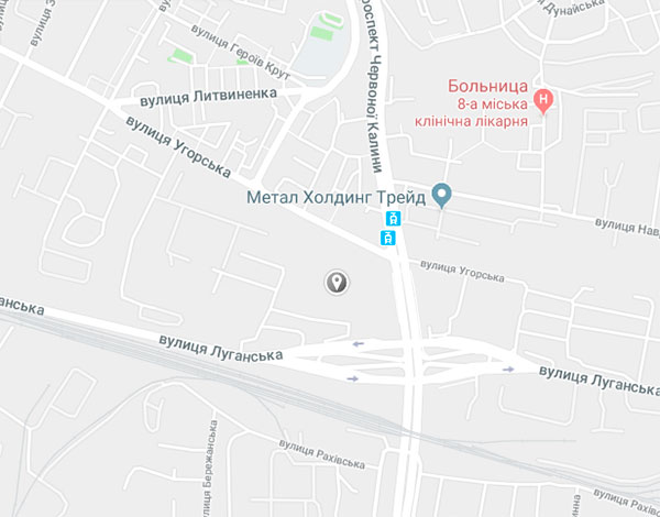 ЖК на ул.Венгерской 14 на карте