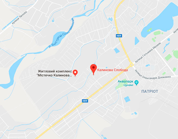ЖК Калинова Слобода на карте