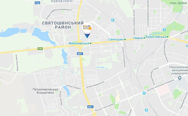 ЖК Solar City на карте