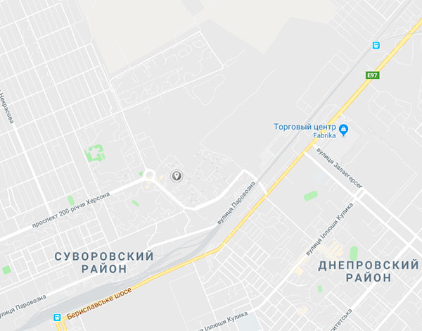 ЖК просп. 200-летия Херсона, 36 на карте