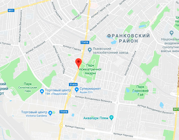 ЖК Парус City на карте