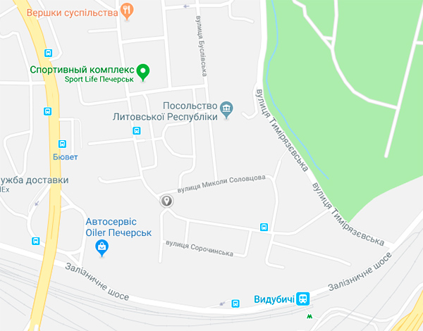 Клубный дом На Соловцова на карте