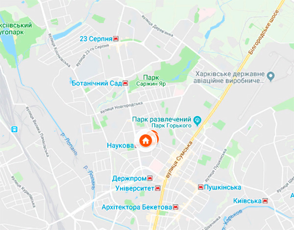 ЖК Вектор на карте