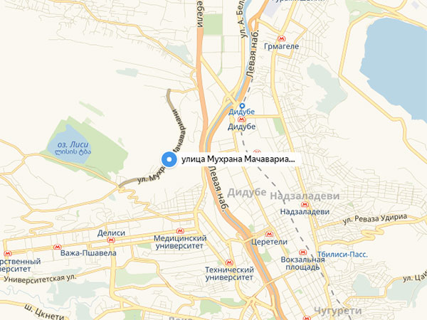 Расположение ЖК Lisi Green Town на карте