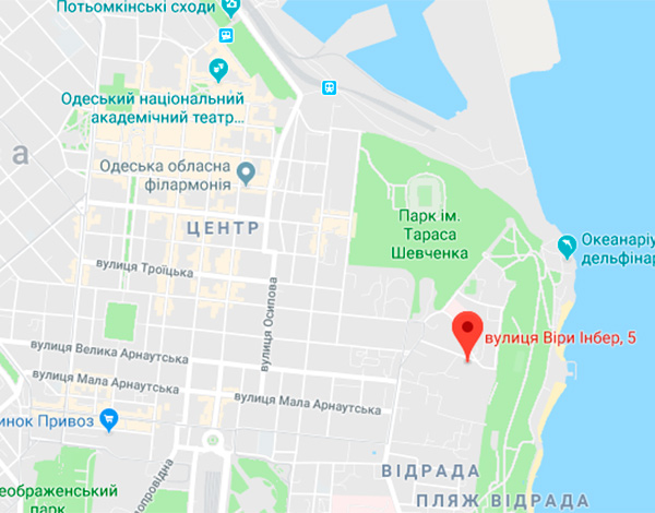ЖК Ланжерон на карте
