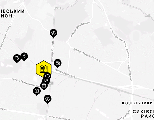 ЖК Национальный на карте