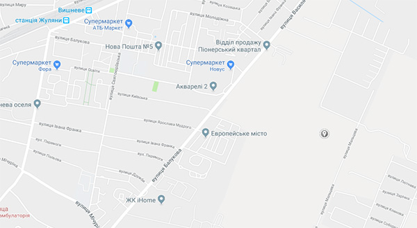 ЖК ... на карте