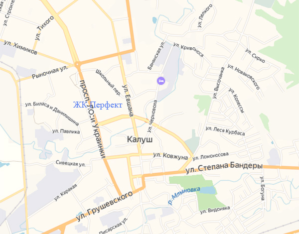 ЖК Перфект на карте
