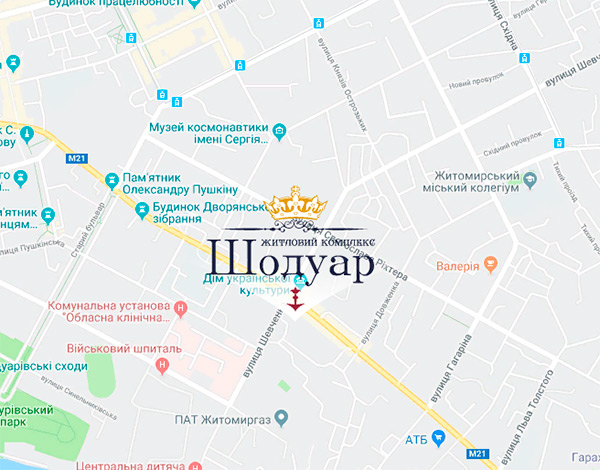 ЖК Шодуар на карте