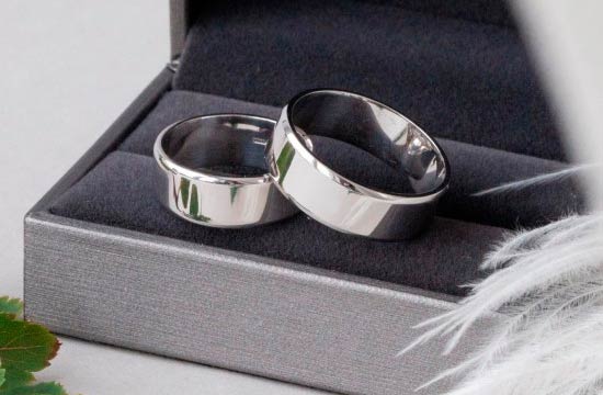 серебрянные обручальные кольца