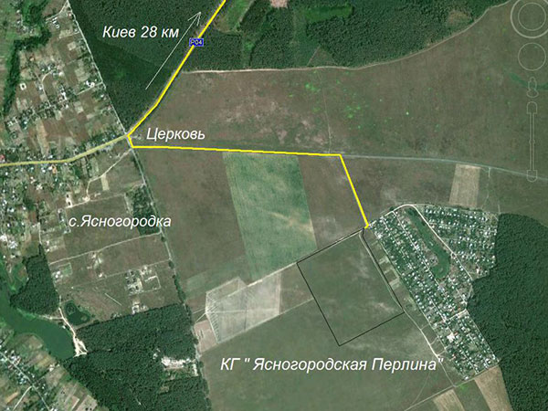КГ Ясногородская жемчужина на карте
