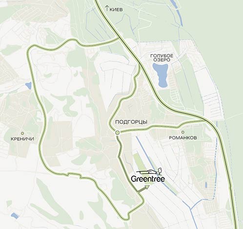 КГ Greentree (Гринтри) на карте