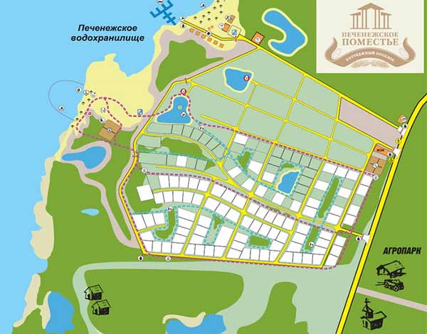 Генплан КГ Печенежское поместье