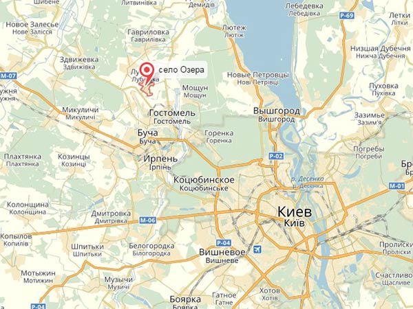 КГ Осоння на карте