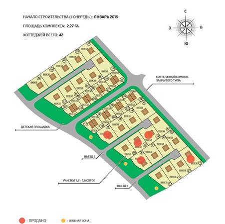 Генплан КГ Альпийский Хуторок