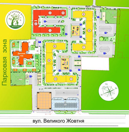 Генплан ЖК Дубровка ЭкоГрад