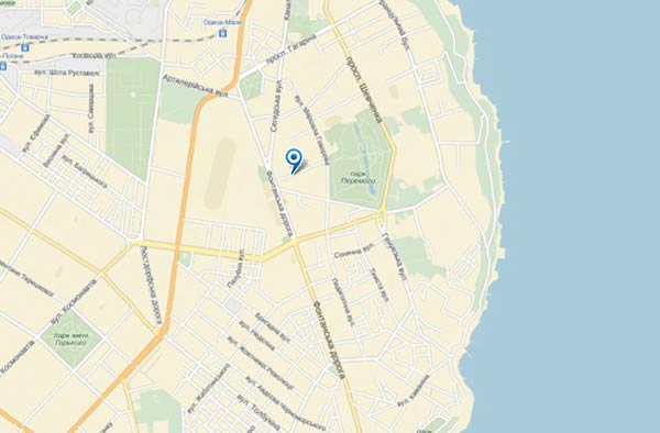ЖК на ул.Зоопарковой 8 на карте