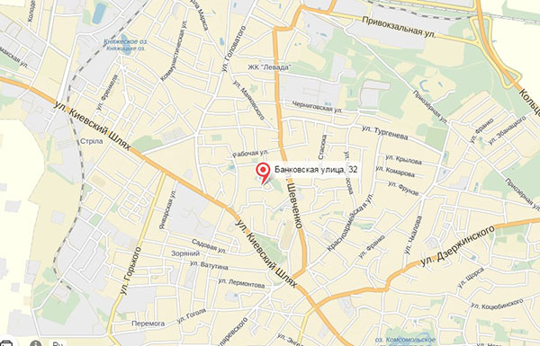 ЖК Банковский на   карте