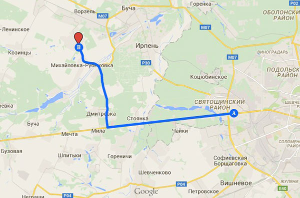 ЖК Михайловский  на карте